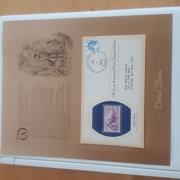 Franklin Mint Other Great Americans Historic Stamp Collection